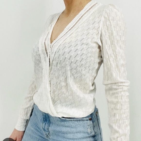 Evereve Roan+Ryan Tops - Evereve Beautiful White Women's Top Sz M